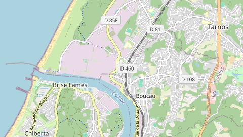 Carte de localisation de l'évènement