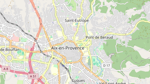 Carte de localisation de l'évènement