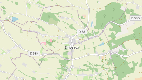 Carte de localisation de l'évènement