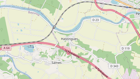 Carte de localisation de l'évènement