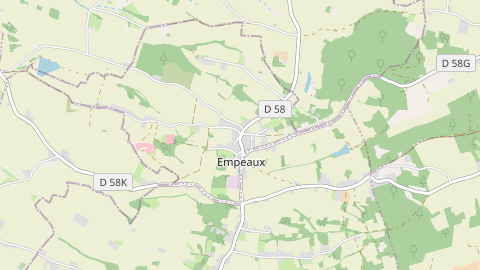 Carte de localisation de l'évènement
