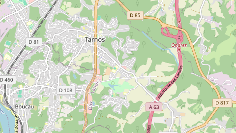 Carte de localisation de l'évènement