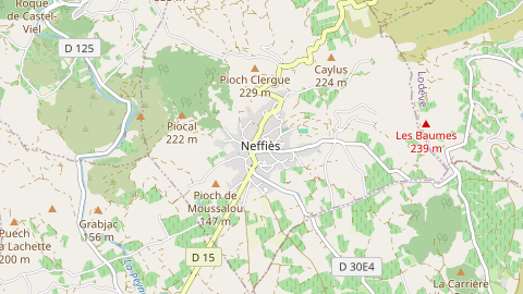 Carte de localisation de l'évènement