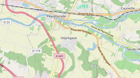 Carte de localisation de l'évènement