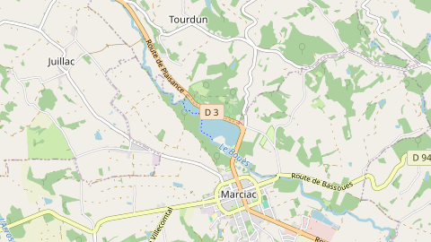 Carte de localisation de l'évènement