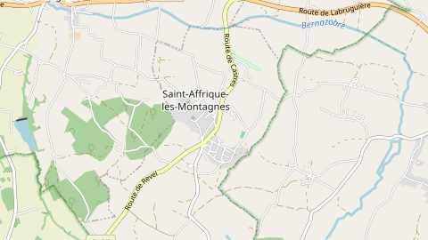 Carte de localisation de l'évènement