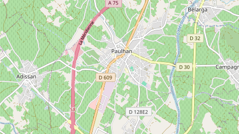 Carte de localisation de l'évènement