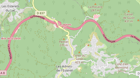 Carte de localisation de l'évènement