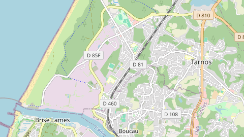 Carte de localisation de l'évènement