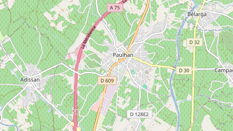 Carte de localisation de l'évènement