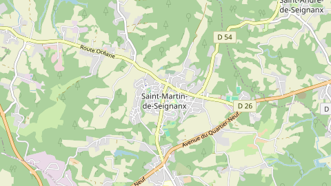 Carte de localisation de l'évènement