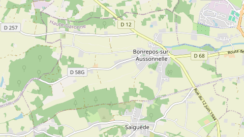 Carte de localisation de l'évènement