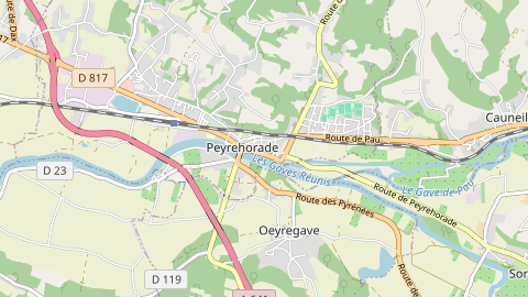 Carte de localisation de l'évènement