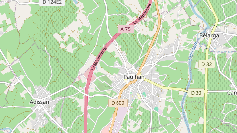 Carte de localisation de l'évènement