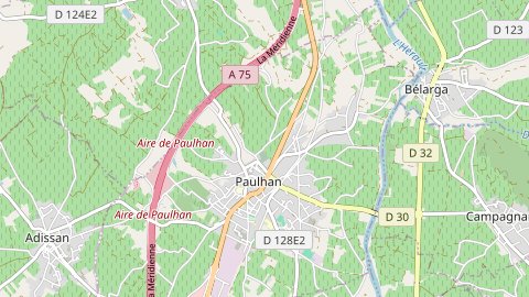 Carte de localisation de l'évènement