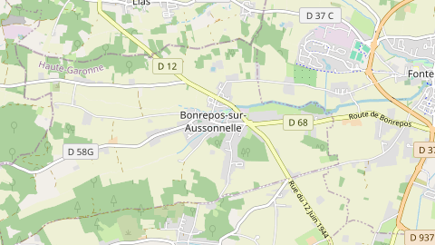 Carte de localisation de l'évènement