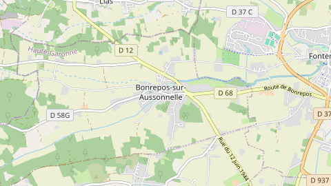 Carte de localisation de l'évènement