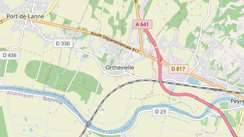 Carte de localisation de l'évènement