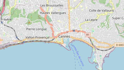 Carte de localisation de l'évènement