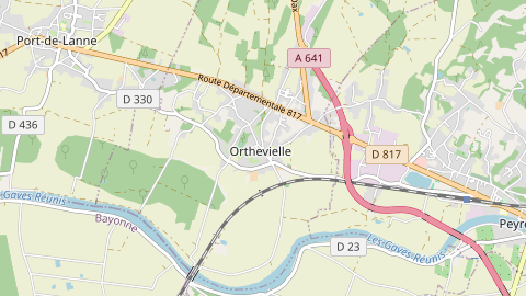 Carte de localisation de l'évènement