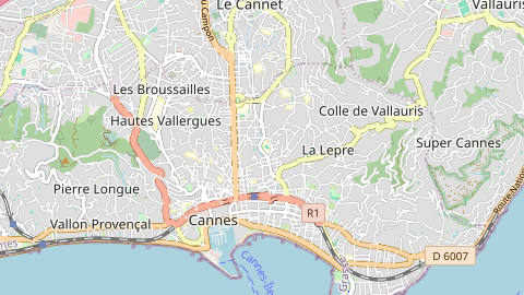 Carte de localisation de l'évènement