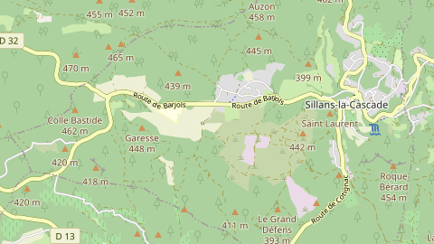 Carte de localisation de l'évènement