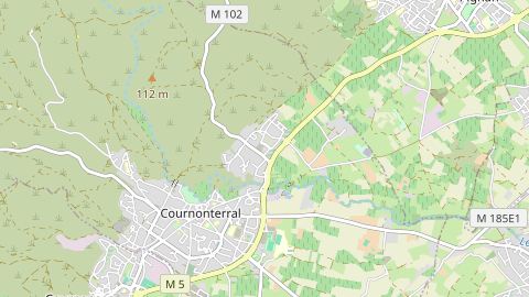 Carte de localisation de l'évènement