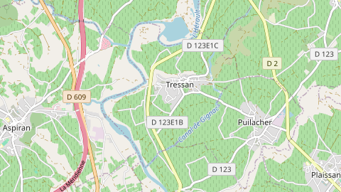 Carte de localisation de l'évènement