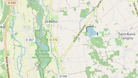 Carte de localisation de l'évènement