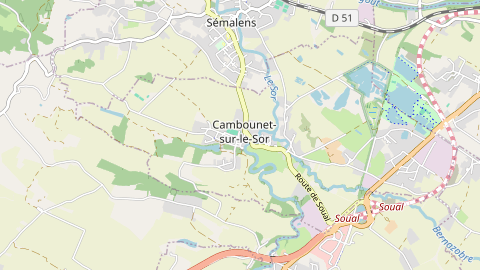 Carte de localisation de l'évènement