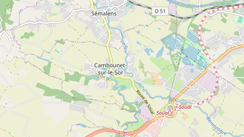 Carte de localisation de l'évènement