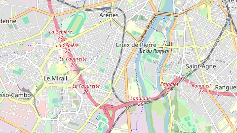 Carte de localisation de l'évènement