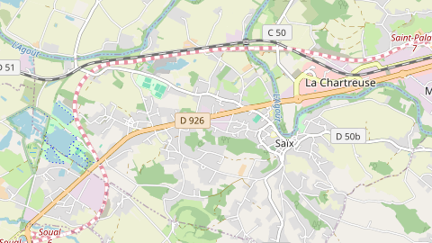 Carte de localisation de l'évènement