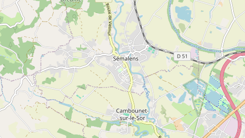 Carte de localisation de l'évènement
