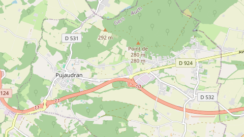 Carte de localisation de l'évènement