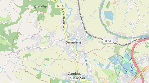 Carte de localisation de l'évènement