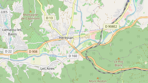 Carte de localisation de l'évènement