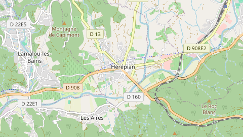 Carte de localisation de l'évènement