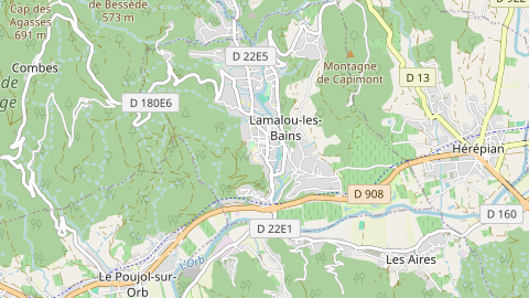 Carte de localisation de l'évènement