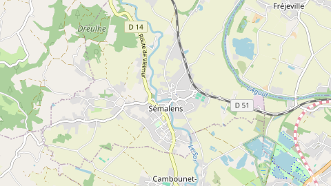 Carte de localisation de l'évènement