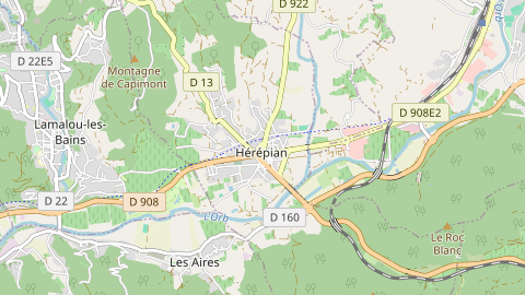 Carte de localisation de l'évènement
