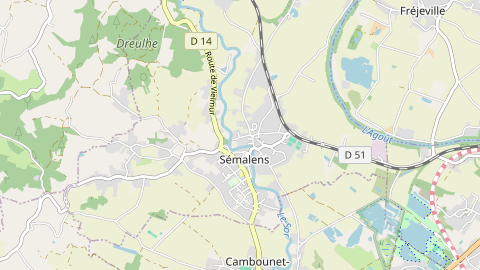 Carte de localisation de l'évènement