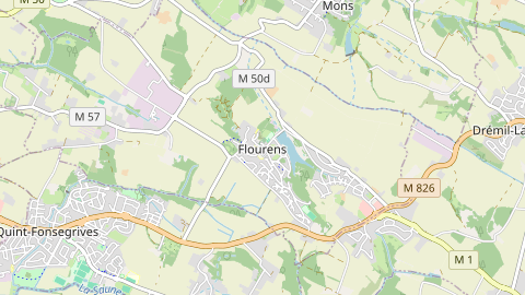 Carte de localisation de l'évènement