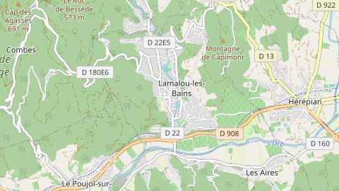 Carte de localisation de l'évènement