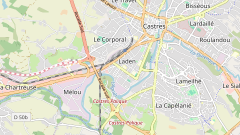 Carte de localisation de l'évènement