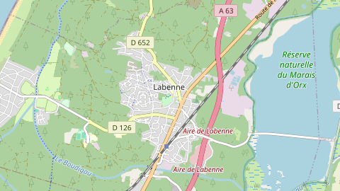 Carte de localisation de l'évènement