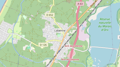 Carte de localisation de l'évènement