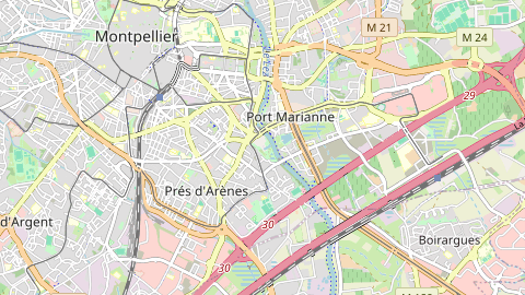 Carte de localisation de l'évènement
