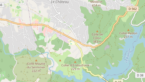 Carte de localisation de l'évènement