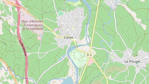 Carte de localisation de l'évènement